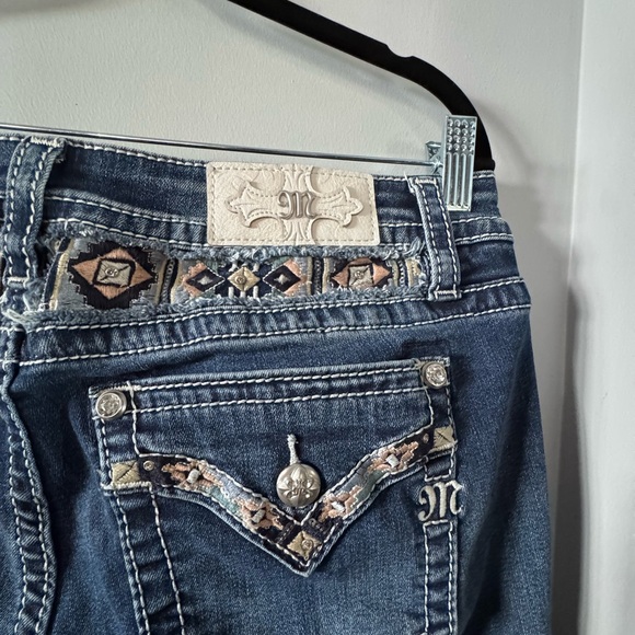 Miss Me Aztec Valley Bootcut Jeans - Picture 5 of 9